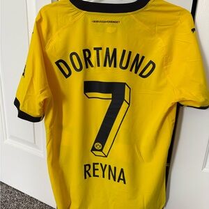 Puma Borussia Dortmund Authentic Ultraweave Home Jersey 23/24 Sz M Reyna
